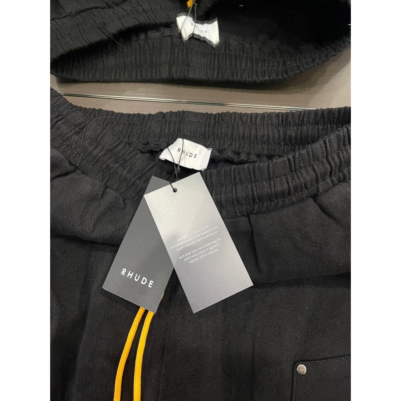 Quần Cargo Pant  - Rhude - kaki túi hộp ống loe dây bấm