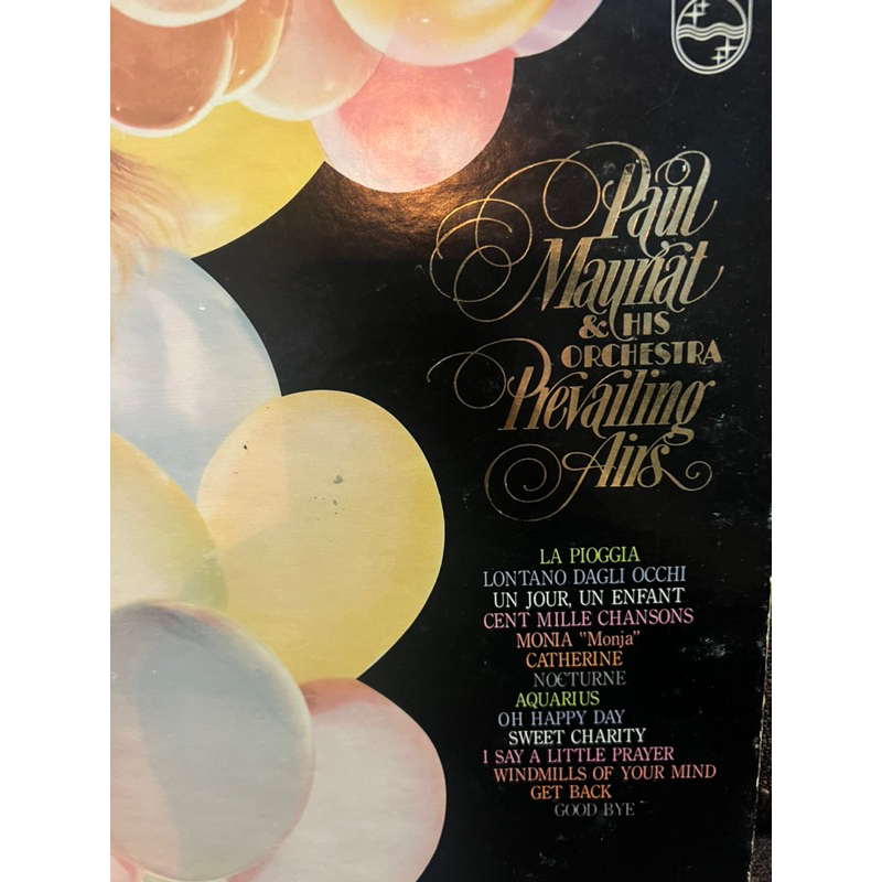 Đĩa than lp Paul Mauriat , album "Windmills Of Your Mills"