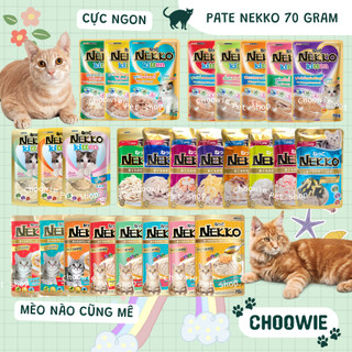 Pate mèo Nekko 70 gram Gravy, Jelly, Kitten || Thức ăn cho mèo