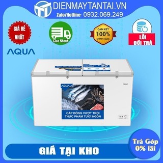 Tủ đông aqua inverter 295 lít aqf-c4202e - 1 ngăn đông 1 ngăn mát, làm lạnh 3d, luồng lạnh 5 chiều, miễn phí giao hcm.