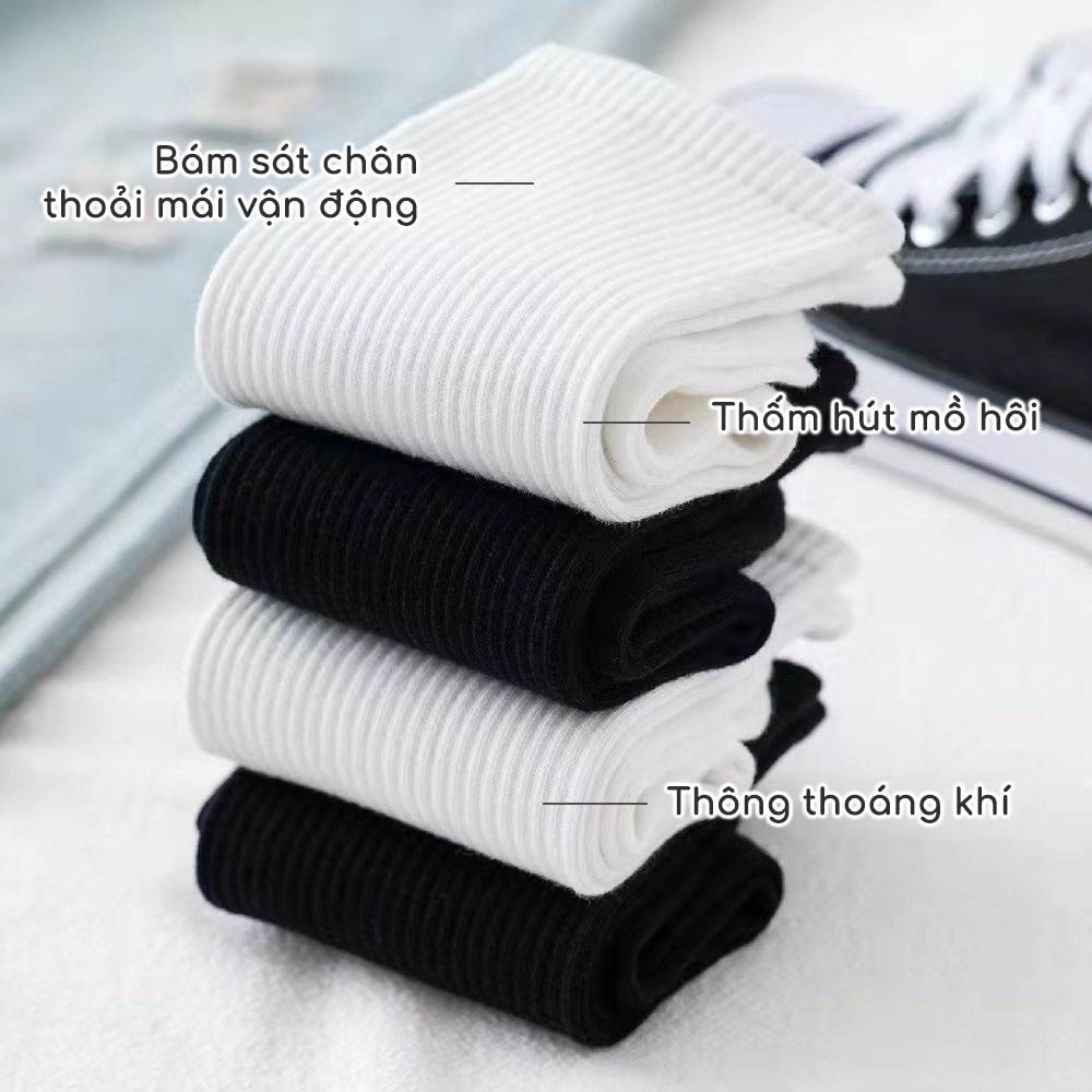 Set 5 Vớ nam cổ cao TUTO5 Menswear STD01 - dài bắp chân dệt kim cao cấp,công nghệ Nhật Bản,dày dặn,ấm áp