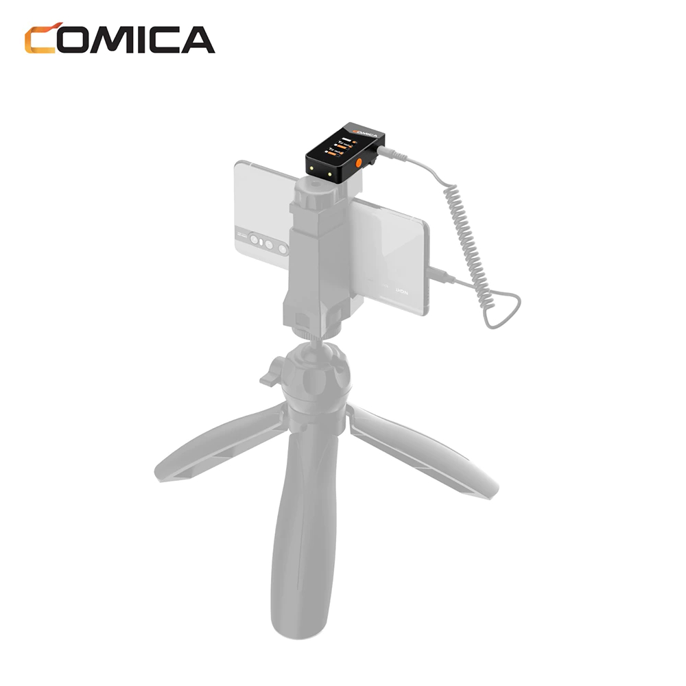 Mic không dây cao cấp Comica Vimo C micro thu âm cho điện thoại iphone, Android, máy ảnh, máy quay, laptop, máy tính bàn