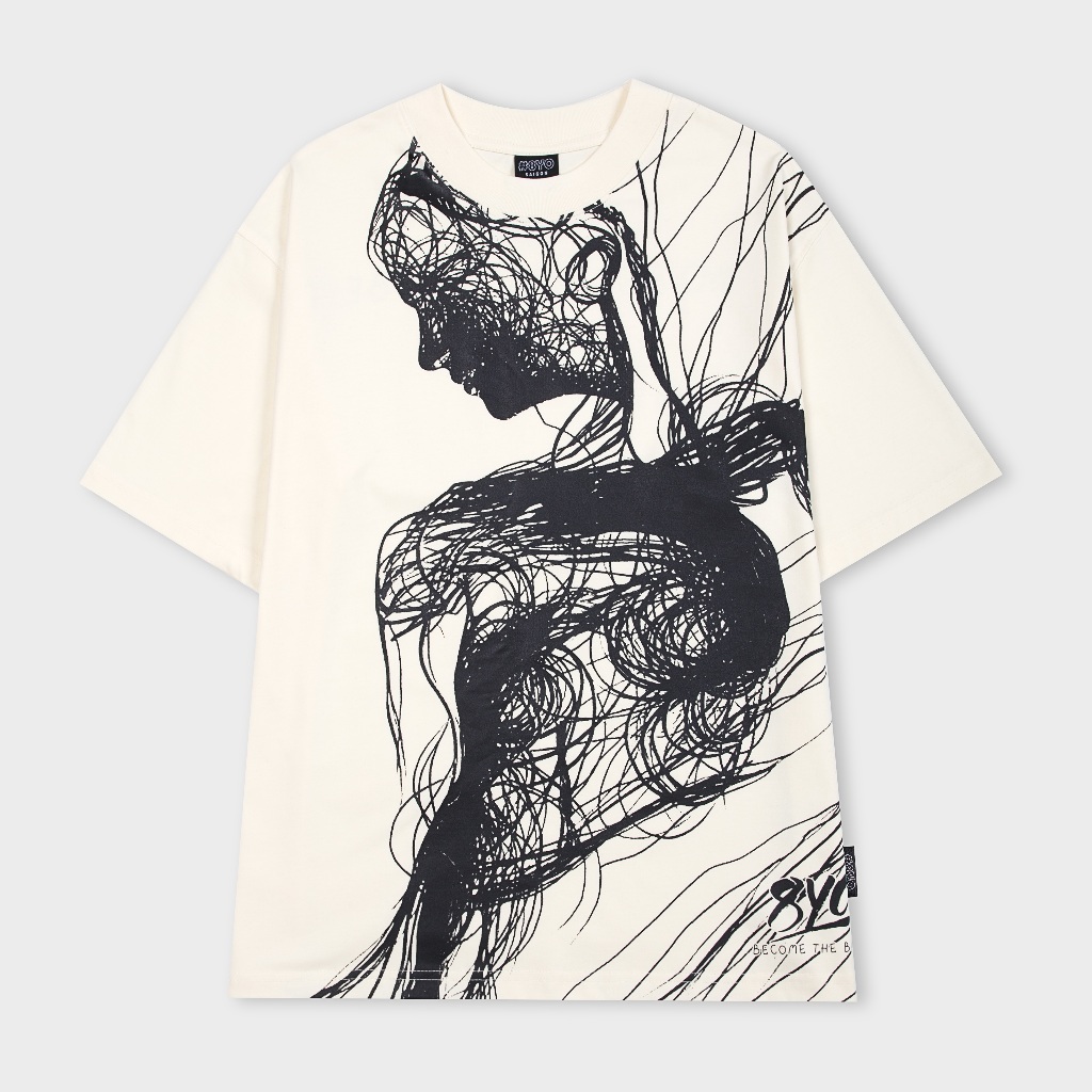 Áo Thun 8YO HUMAN ART Tee Cotton Cao Cấp Local Brand Unisex Nam Nữ Oversize