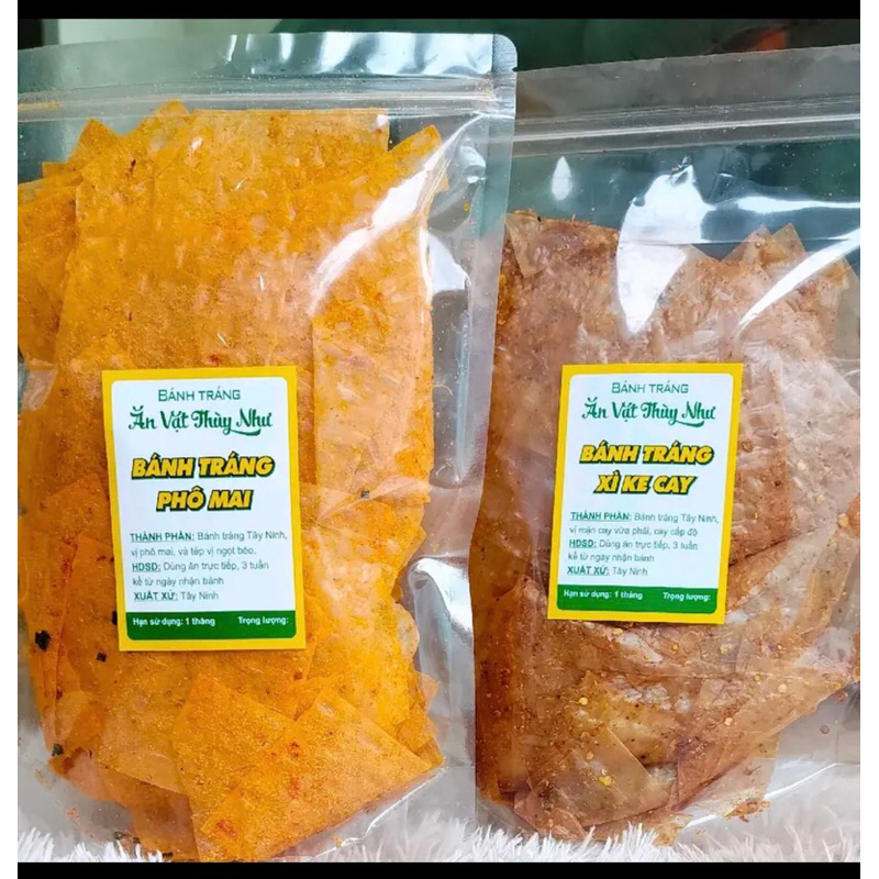 COMBO 1kg BÁNH TRÁNG VỊ PHÔ MAI và VỊ XIKE