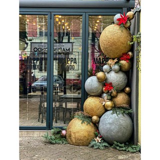 Xốp cầu tròn, nửa tròn cắm hoa, trang trí Noel