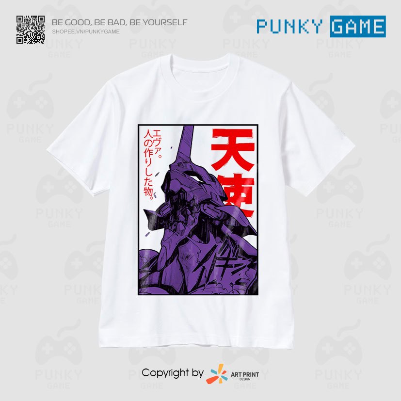 (Collections) Áo thun Neon Genesis Evangelion ngắn tay