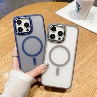 Ốp lưng iPhone 15 Pro Max/ 15 Pro Filada nhám hỗ trợ sạc viền màu camera bọc nhôm siêu đep