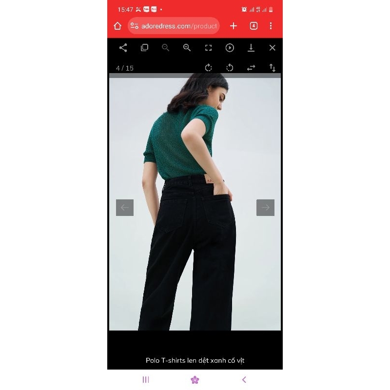 Áo len_ adore dress