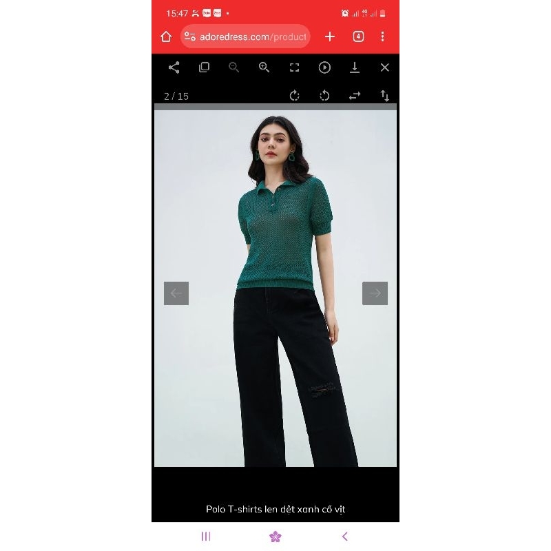 Áo len_ adore dress