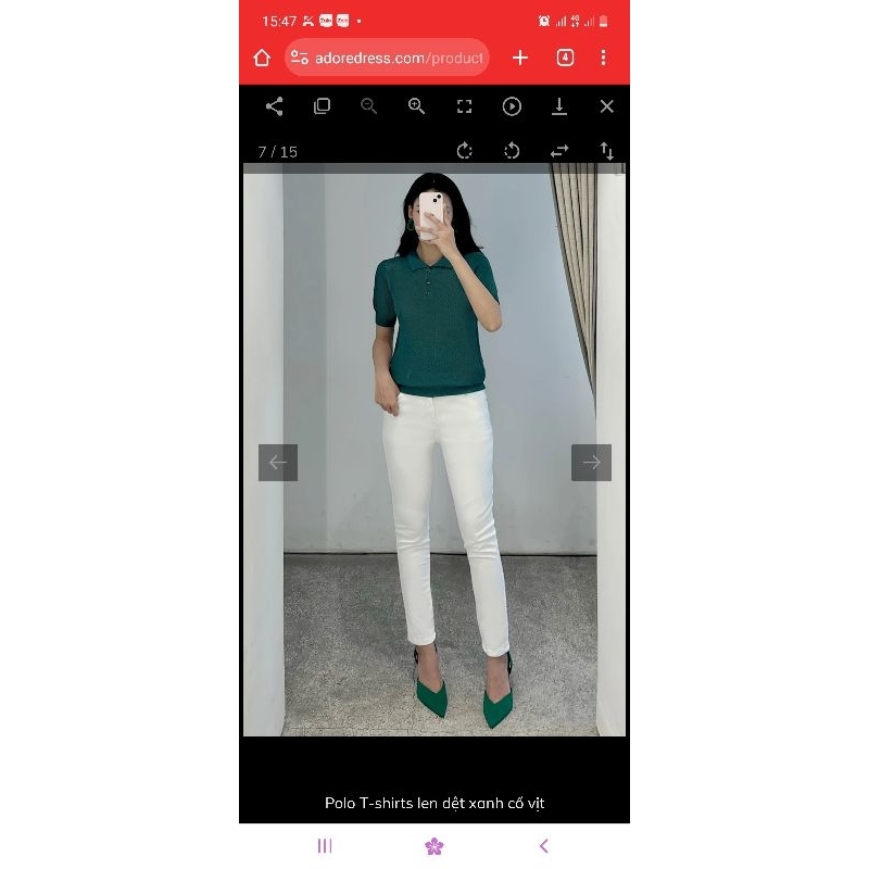 Áo len_ adore dress