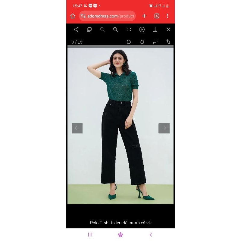 Áo len_ adore dress