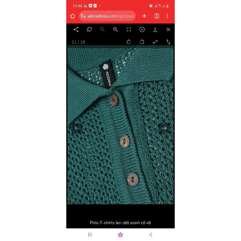 Áo len_ adore dress