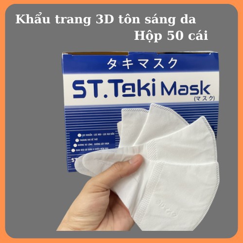 KHẨU TRANG 5D VINAMAX  5 TÚI 50 CHIẾC