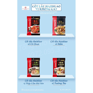Gia vị lẩu Hadilao thần thánh - Có sẵn đủ các vị lựa chọn