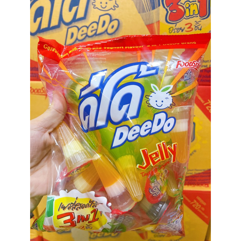 Thạch trái cây Deedo 3 lớp Thái Lan 720g