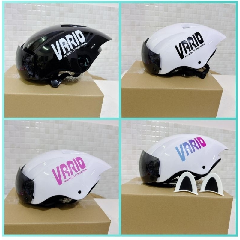 Vario mũ bảo hiểm đuôi nhọn đậm chất thể thao