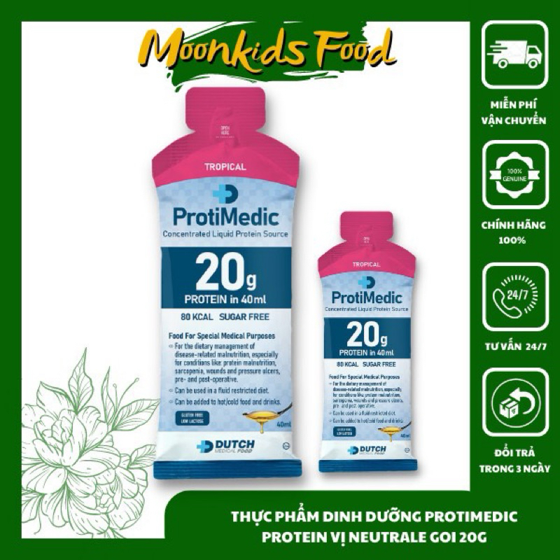 Combo 30 Gói Protimedic 40ml - 20G Protein Whey Cao Dành Cho Người Có Nhu Cầu Đạm Cao,Trước Và Sau Phẫu Thuật