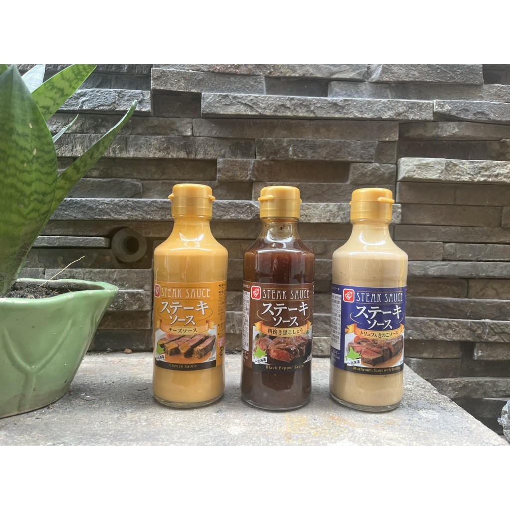 Sốt Steak bò bít tết Bell Foods vị tiêu đen, phô mai, vị nấm Trufle