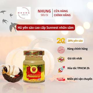 1 hủ yến sào cao cấp Sunnest Nhân Sâm