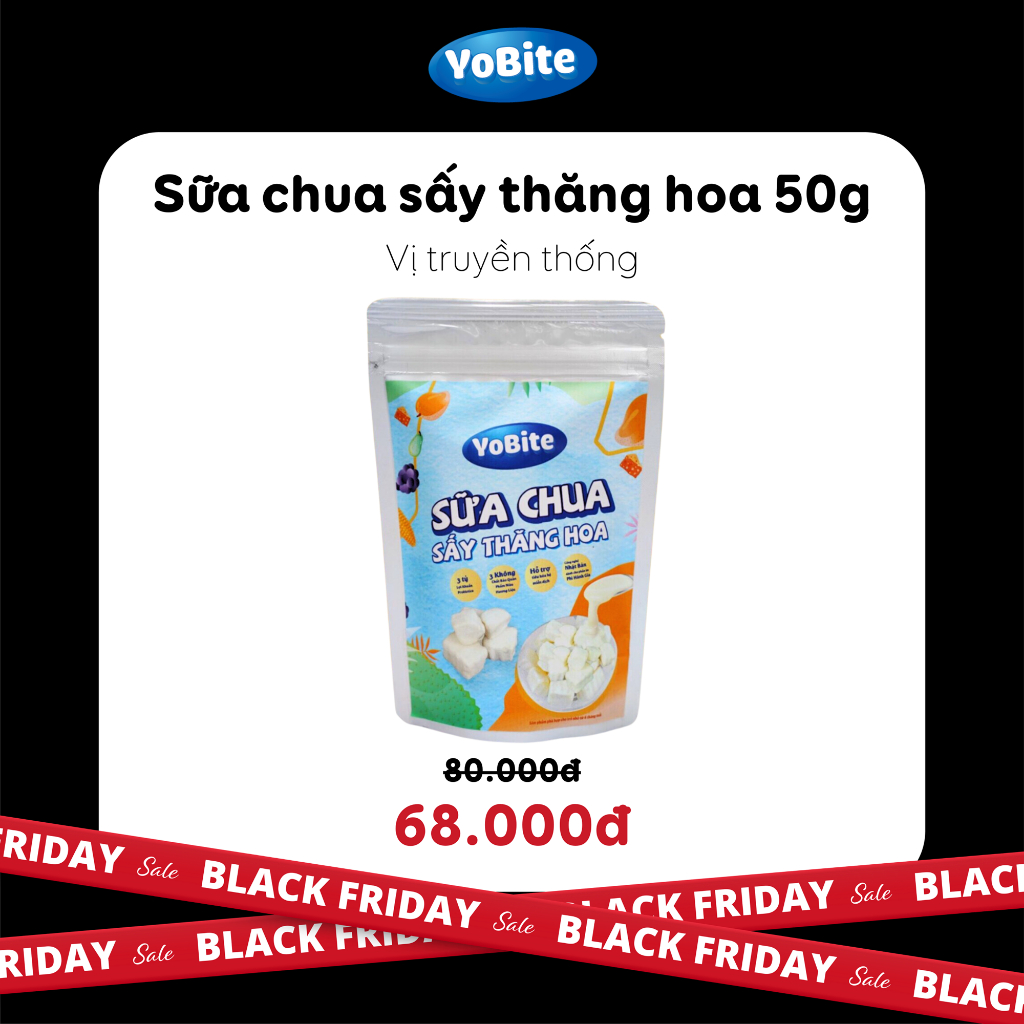 Sữa chua khô Astronaut - Hỗ trợ tiêu hóa, tăng sức đề kháng- túi 50 grams