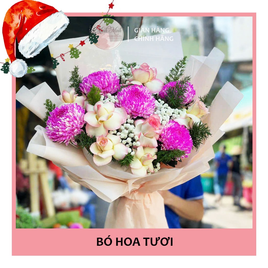 Bó Hoa Tươi Chúc Mừng Tốt Nghiệp, Quà Tặng Sinh Nhật, Kỷ Niệm Hẹn Hò, Lễ Tình Yêu, Quốc tế Phụ Nữ