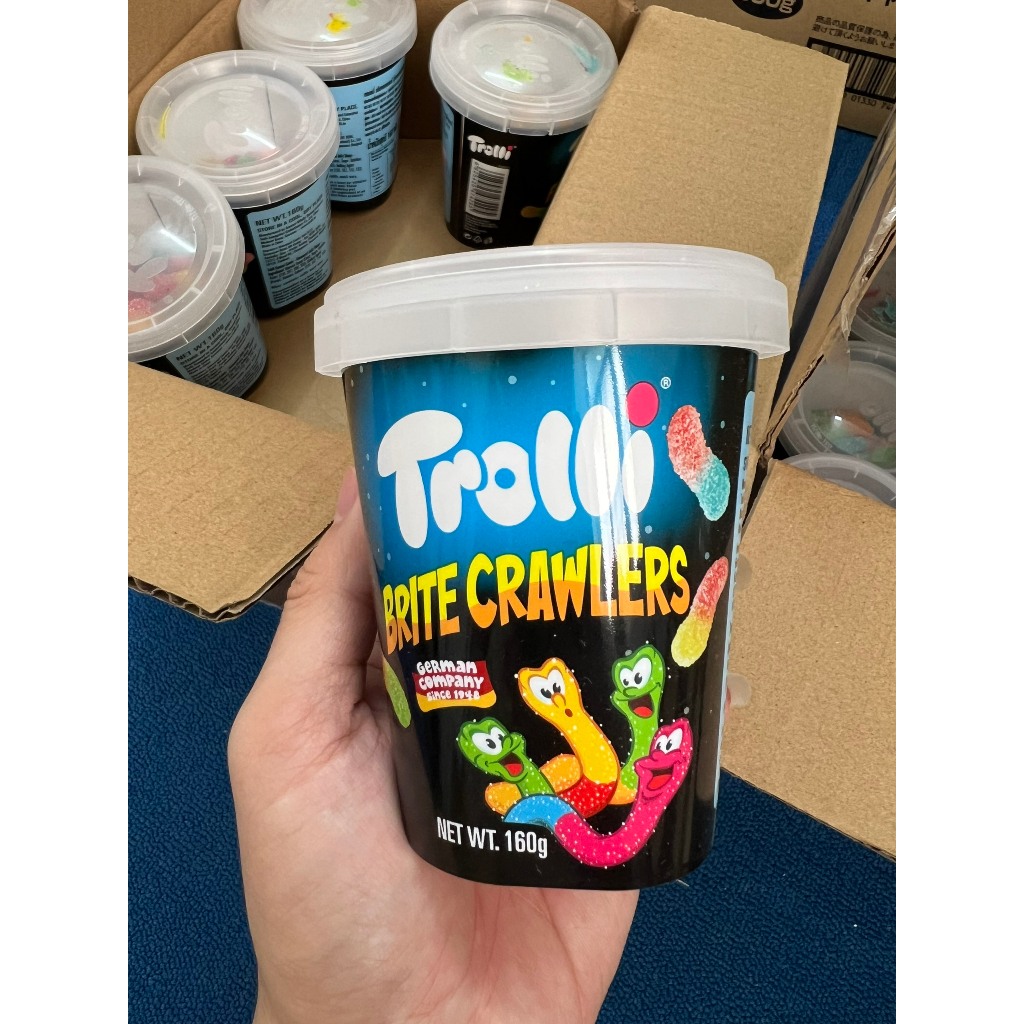 Kẹo dẻo TROLLI Classic Bears - Brite Crawlers  - 160g