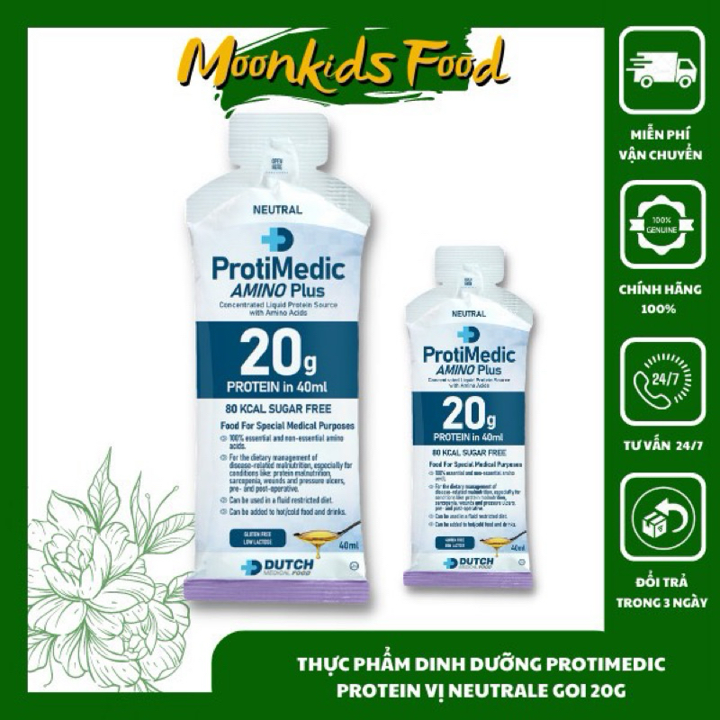 Combo 30 Gói Protimedic 40ml - 20G Protein Whey Cao Dành Cho Người Có Nhu Cầu Đạm Cao,Trước Và Sau Phẫu Thuật