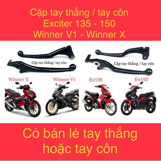 Cặp tay thắng, tay phanh, tay côn exciter 135 - 150, winner v1, winner x