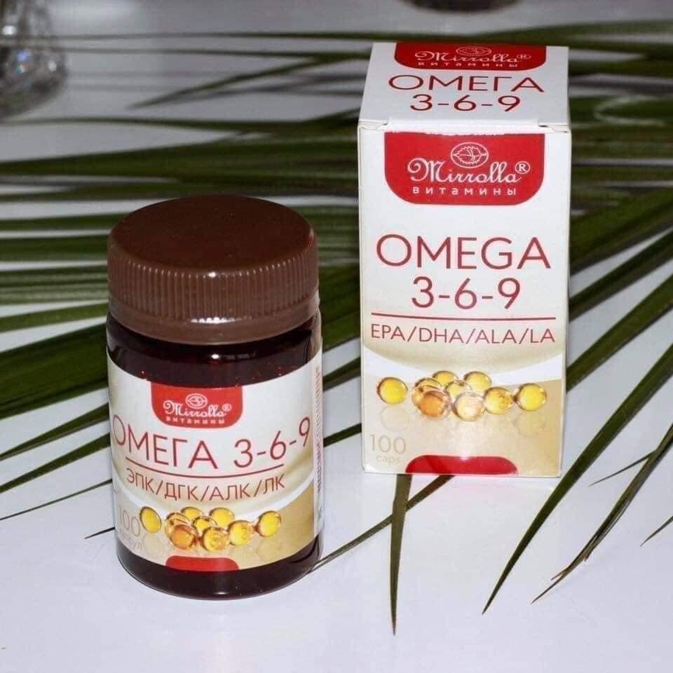 Viên uống Omega 369 Mirrolla Nga 100 viên