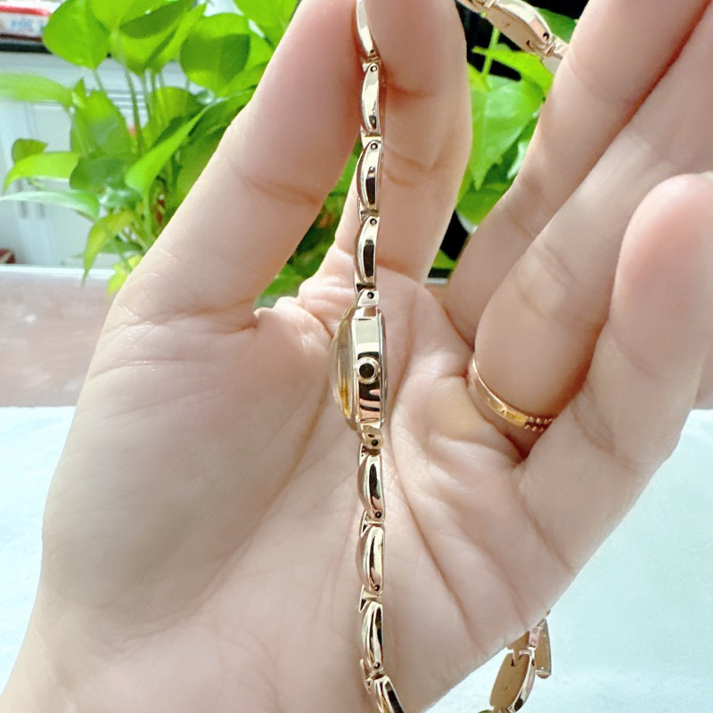 Đồng hồ nữ si nhật dáng lắc tay hiệu Seiko Tisse, dây khoá zin