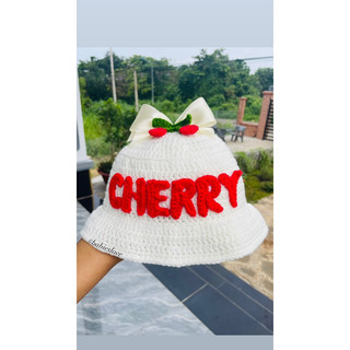 Mũ len cho bé mẫu cherry mới 2024