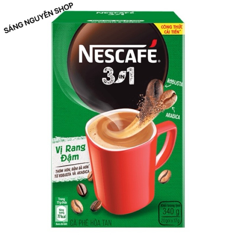 Cà Phê Sữa Hoà Tan Nescafe' Hộp 20 Gói x 17g