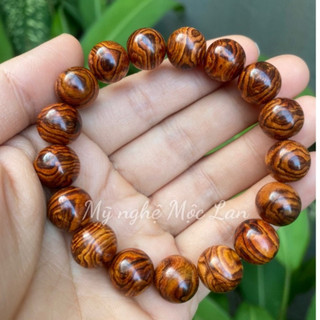 Vòng tay gỗ Sưa Bắc vân tâm hoa siêu đẹp 12 li, Vòng gỗ Huê, vòng gỗ Huỳnh Đàn