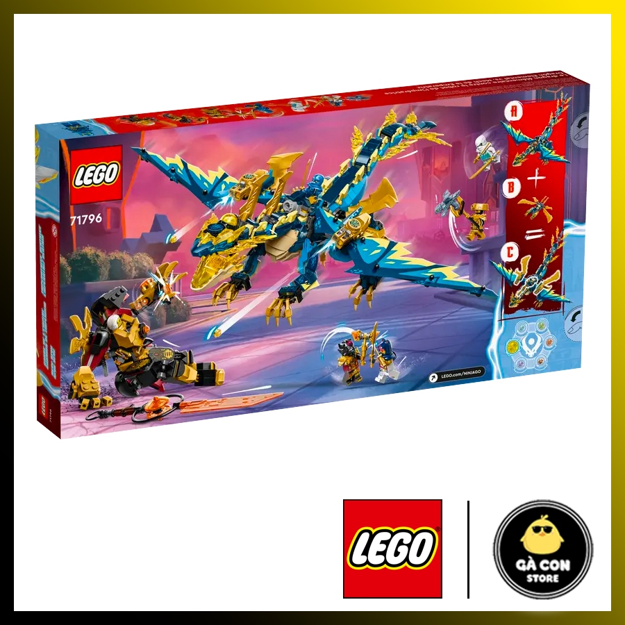 LEGO NinjaGo 71796 Elemental Dragon vs. The Empress Mech.
