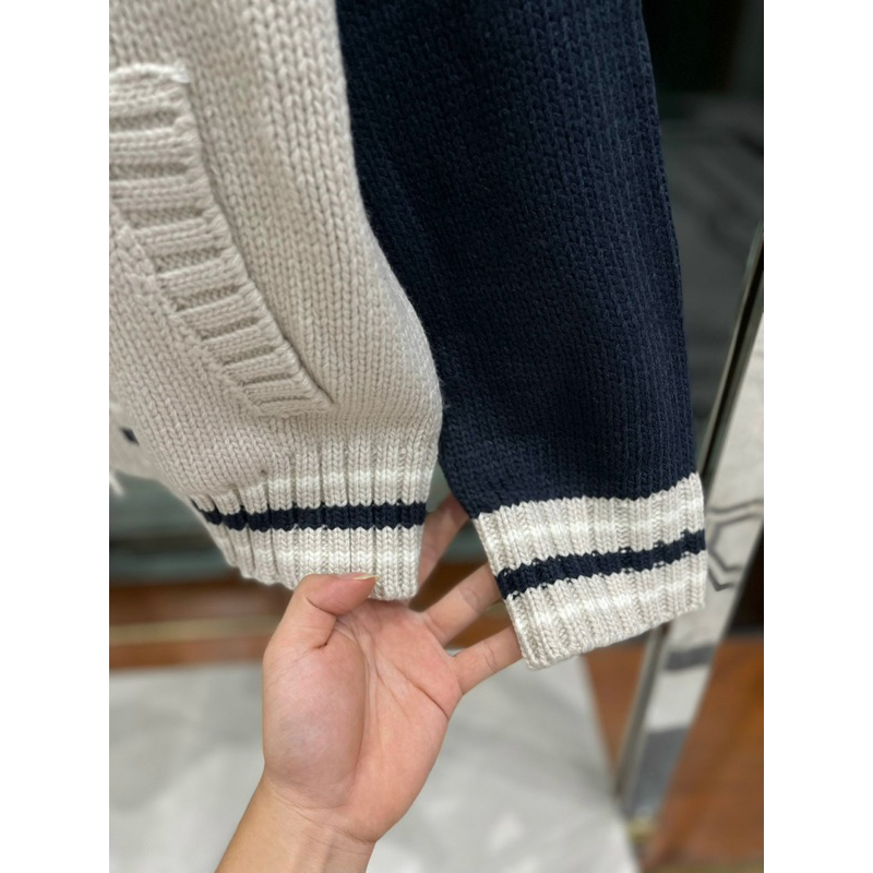 Áo khoác len - Christian Dior - Tear Sweater Jackets zip new2023