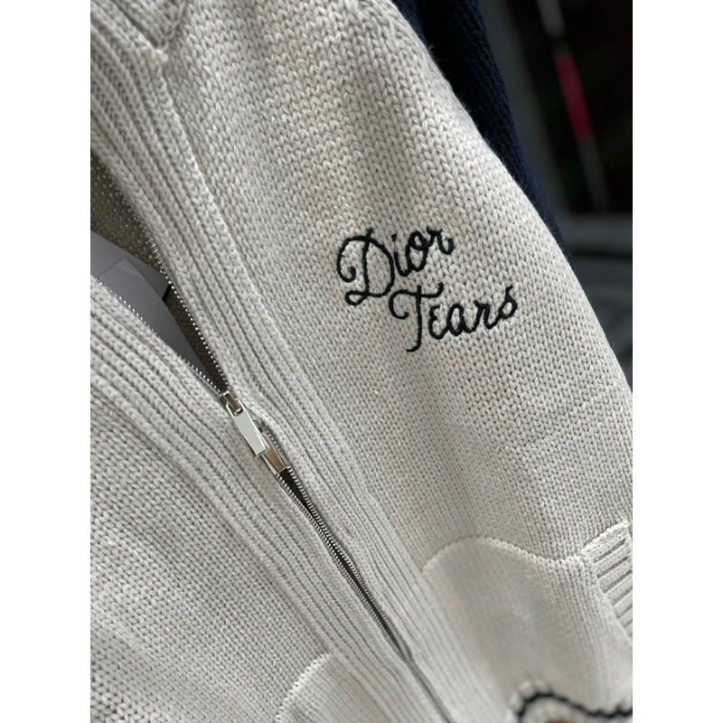 Áo khoác len - Christian Dior - Tear Sweater Jackets zip new2023