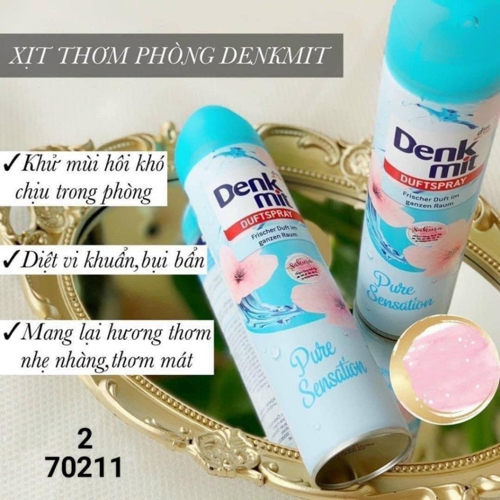 BÌNH XỊT THƠM PHÒNG DENKMIT - XỊT THƠM PHÒNG HƯƠNG HOA