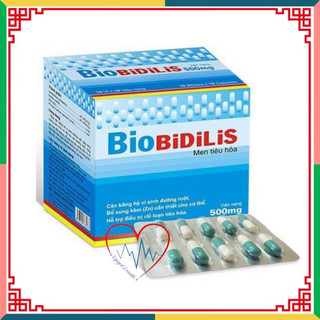 Men Tiêu Hoá Dạng Viên BIODILIS Vinaphar - Hộp 100 viên- Bổ sung lợi khuẩn , tăng cường tiêu hóa.
