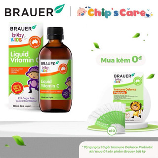 Brauer Liquid Vitamin C cho trẻ từ 1 tuổi (100ml)