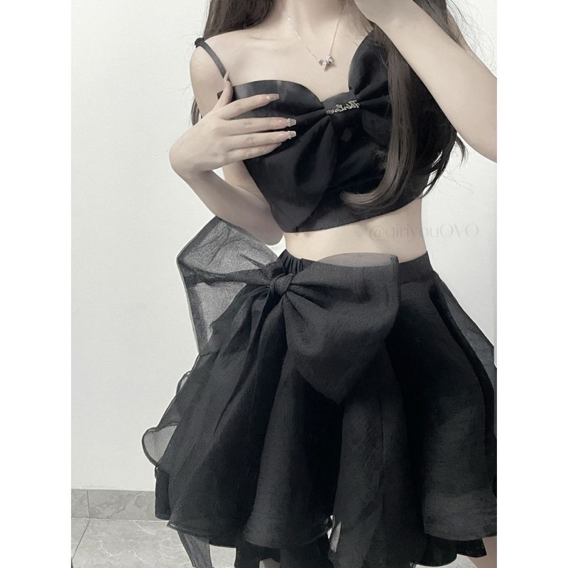 Chân váy ngắn xòe vải voan nhẹ nhàng xinh xắn, Váy công chúa