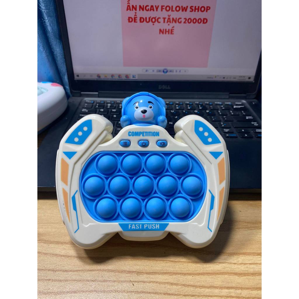 Pop ít điện tử 13 nút 999 level - Máy Chơi Game Popit Luyện Phản Xạ Cho Bé Kèm Nút Bấm Theo Nhạc Dễ Sử Dụng