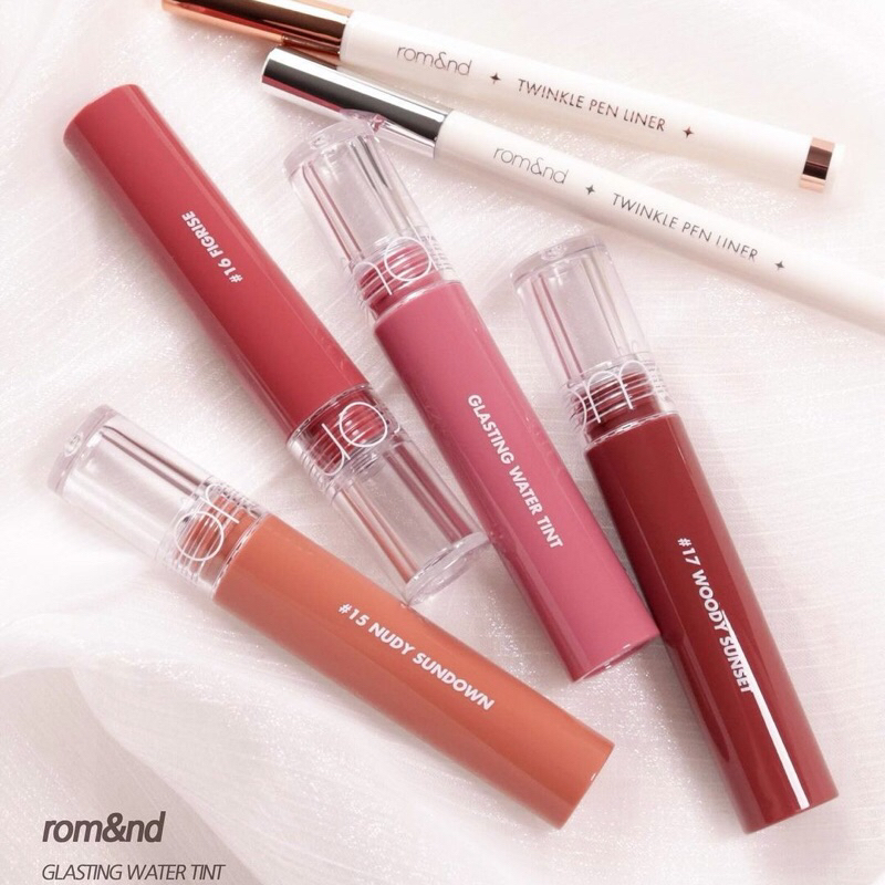 Màu 01-17 Son tint nước siêu lì Romand Glasting Water Tint