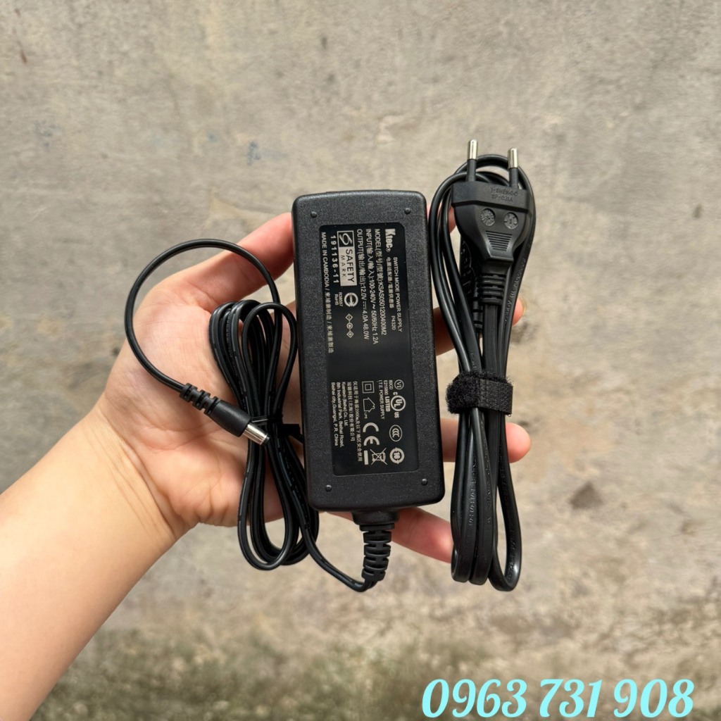 Adapter nguồn 12V 4A chính hãng