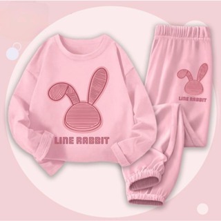 Quần áo cho bé gái chất cotton mềm mịn phong cách năng động, đồ dài tay cho bé gái size đại