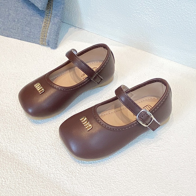 Giày búp bê da mềm phong cách vintage Hot 2024 mã V789 Quảng Châu cao cấp cho bé trai bé gái từ 1 tuổi đến 6 tuổi