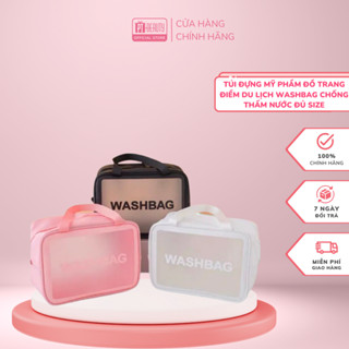  Túi đựng mỹ phẩm đồ trang điểm du lịch Washbag chống thấm nước đủ size 