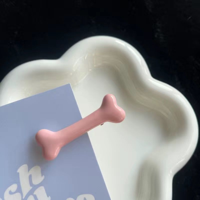 Kẹp Tóc Mái Hình Khúc Xương Cún Phong Cách Nhật Bản Và Hàn Quốc Ngọt Ngào Dễ Thương Dành Cho Nữ