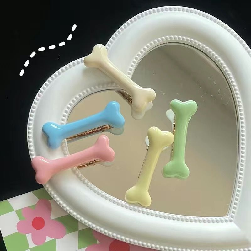 Kẹp Tóc Mái Hình Khúc Xương Cún Phong Cách Nhật Bản Và Hàn Quốc Ngọt Ngào Dễ Thương Dành Cho Nữ