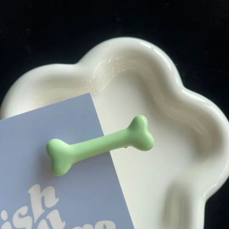 Kẹp Tóc Mái Hình Khúc Xương Cún Phong Cách Nhật Bản Và Hàn Quốc Ngọt Ngào Dễ Thương Dành Cho Nữ