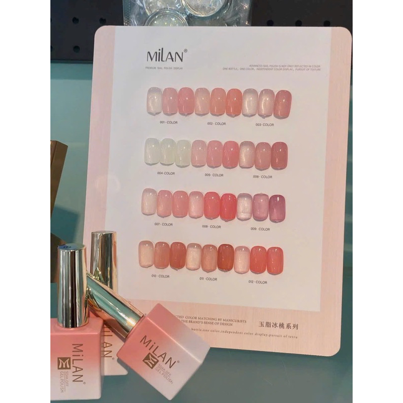 Set Sơn Thạch Milan 12 Màu Tông Mới Siêu Hót 2023